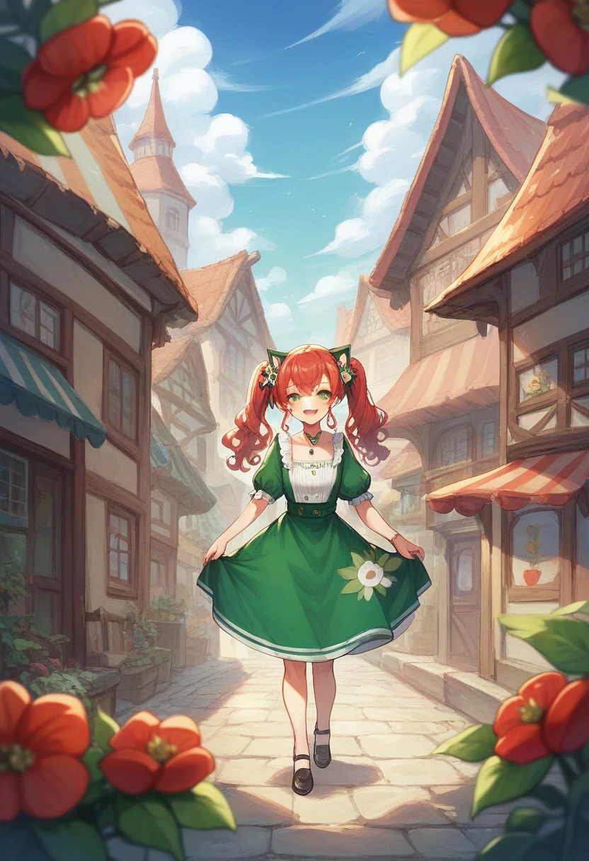 Once upon a time, in a small village, there lived a beautiful girl named Zara. Zara was known not only for her beauty but also for her kindness. She loved helping people and always had a smile for everyone. Zara also had a beautiful cat named Mimi, who always accompanied her.
