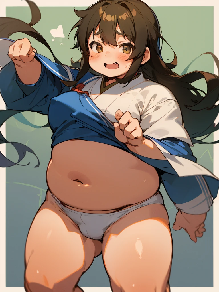 beautiful, chubby, (long hair),pudgy face, (naughty) (high school students),((young)), (androgynous), (handsome), thick, (shota), overweight, (beefy), (nipples), (cute), (little brat), (naughty brat), (へそ), (ぽっちゃりした体), big belly, (汗ばんだ体), (臭そうな体), ((by fecho kouta)), (tan), (asian),