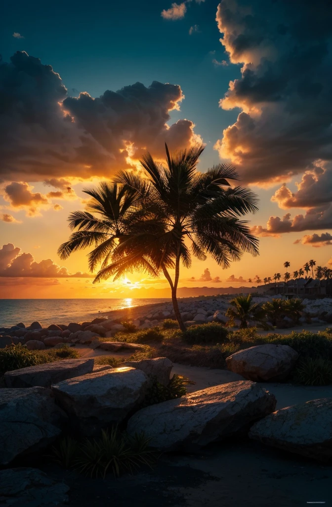 photorealistic landscape, natural landscapes, naturals, Natural Beautys, golden sunset, sky, sky Power, Detailed realistic sunset, palmtrees, God&#39;s city, Heavens Realm, mountainous landscape, Rivers of water, sunset Realism, natural treess, alone men, man on his back, man&#39;s back, panorama, Alpha Male, Caminho para o sky, heavenly, 8K Detailed Realistic Image, 16K Photorealistic Contrast, 8K Photorealistic Sharpness, Photorealistic 4K cores, 16K Photorealistic Shadows, 8K Photorealistic Textures, 16K Photorealistic Texture, 4K Photorealistic Light, 4K PhotoRealism, FullHD 4K Detailed Contrast, detailed sharpness FullHD 8K, detailed sharpness FullHD 4K, detailed sharpness, 2K detailed colors, lifelike colors, FullHD Detailed Shadows, 4K Detailed Textures, detailed texture, padoru, natural beautifuls, posh, chic 