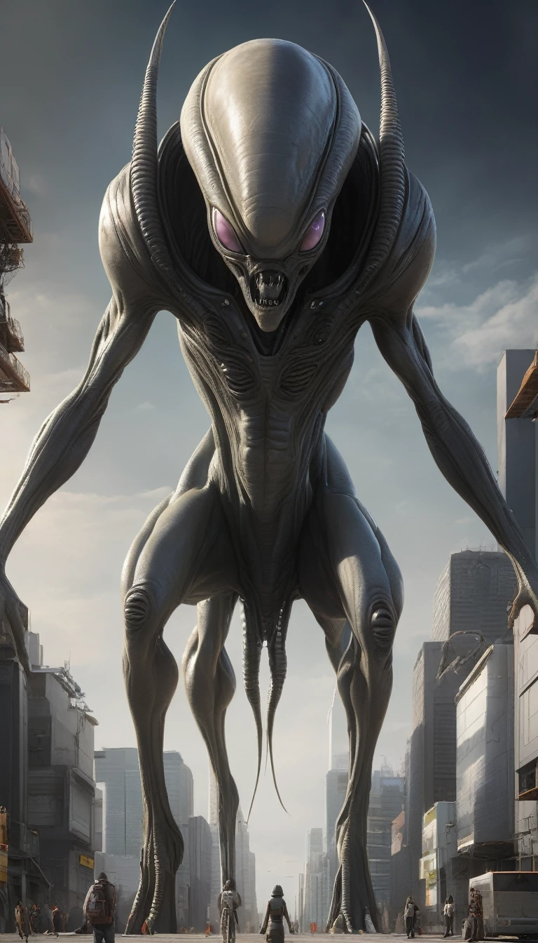 There is a statue of an alien with big eyes and a long neck., Alien Search, ヒューマノイドAlien Portrait画, Realistic Aliens, 灰色のPortrait of an alien画, Alien Creatures, Portrait of an alien, Evil alien astronaut, Extraterrestrial, Alien Portrait, bizarre Alien Creatures, Aliens and people々is home to, Grotesque giant alien, Gray aliens