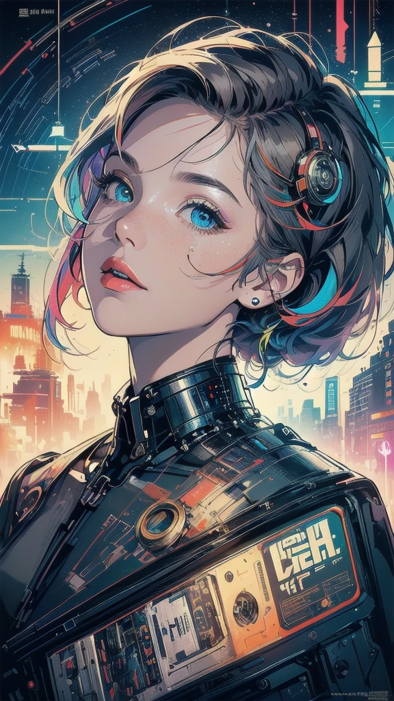(((masterpiece, highest quality))),(((solo:1.2))),(((1girl:1.2))),32k wallpaper, very detailed, poster, vintage science fiction,(((((geometric cinematic movie poster))))), (bauhaus), shape,(((abstract))),(mid century modern),movie poster,(((((portfolio))))),(((((Close-up))))),(((((bust up))))),((((more various angle)))),(((highlight))),Vast landscape,((((heterochromia)))),(((complete. detailed face))),(((Extremely talented))),(((most complecated machine))),((Overall colorfully))(((text))),(((typography))),(((sentence))),(((Label))),(detailed movie poster),(((((most complicated machine))))),(((genius mechanic))),