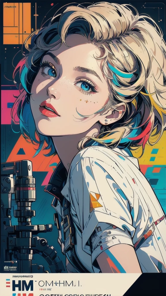 (((masterpiece, highest quality))),(((solo:1.2))),(((1girl:1.2))),32k wallpaper, very detailed, poster, vintage science fiction,(((((geometric cinematic movie poster))))), (bauhaus), shape,(((abstract))),(mid century modern),movie poster,(((((portfolio))))),(((((Close-up))))),(((((bust up))))),((((more various angle)))),(((highlight))),Vast landscape,((((heterochromia)))),(((complete. detailed face))),(((Extremely talented))),(((most complecated machine))),((Overall colorfully))(((text))),(((typography))),(((sentence))),(((Label))),(detailed movie poster),(((((most complicated machine))))),(((genius mechanic))),