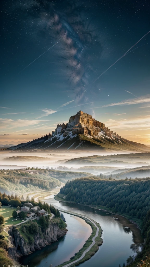 photorealistic landscape, natural landscape, naturey, Beleza Da naturey, Golden Sunset, Sky, Sky Power, Detailed Realistic Sunset, Cedars, Cedar, God's City, Heavens Realm, mountainscape, rivers of water, Sunset realism, Árvores naturey, Alone Men, man on his back, Man's Back, panorama, Alpha Male, Path to Heaven, heavenly, Detailed Realistic Image 8K, 16K Photorealistic Contrast, 8K Photorealistic Sharpness, 4K Photorealistic Cores, 16K Photorealistic Shadows, 8K Photorealistic Textures, 16K Photorealistic Texture, 4K Photorealistic Light, 4K PhotoRealism, FullHD 4K Detailed Contrast, detailed sharpness FullHD 8K, detailed sharpness FullHD 4K, detailed sharpness, 2K Detailed Colors, lifelike colors, FullHD Detailed Shadows, 4K Detailed Textures, detailed texture, padoru, Natural Beauty, chic 