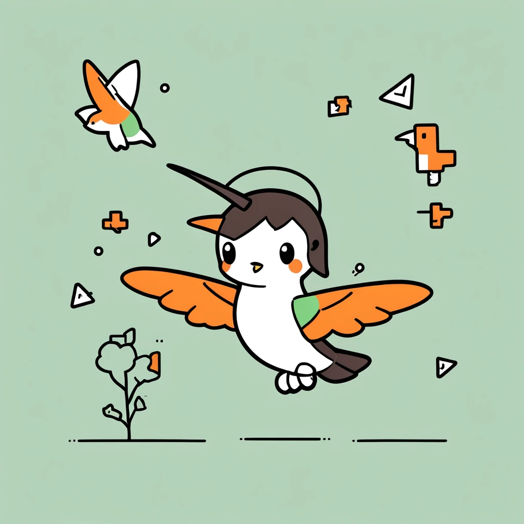 cute little hummingbird
