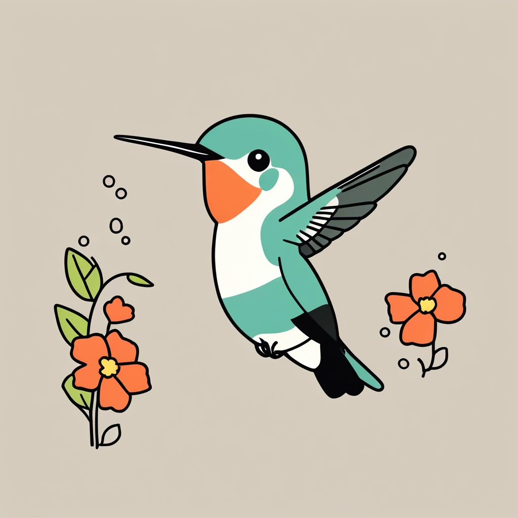 cute little hummingbird
