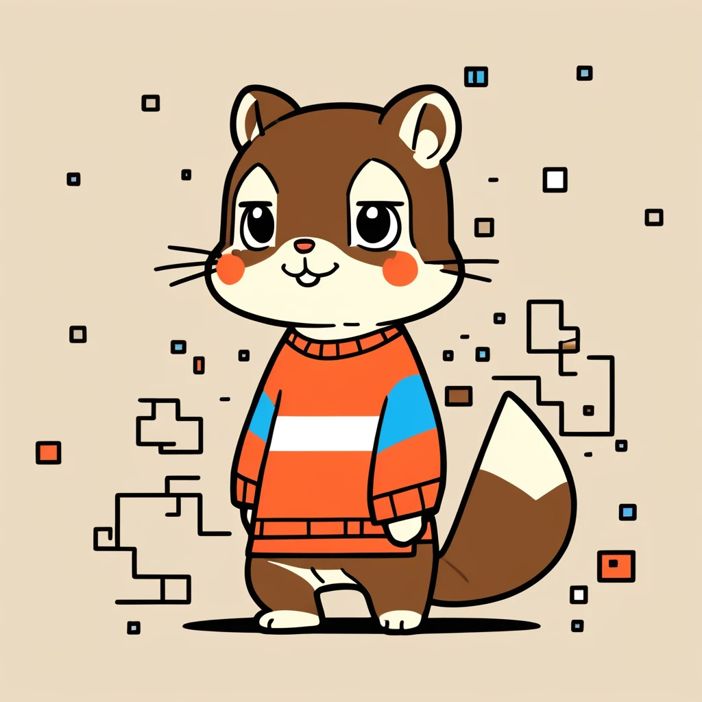 cute little chipmunk