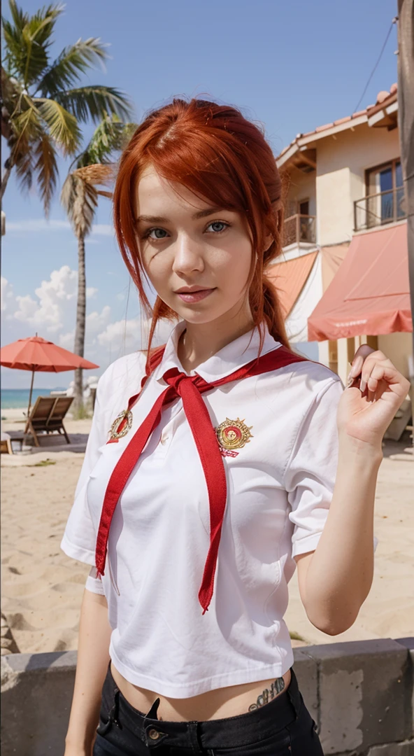 Alisa dvachevskaya from endless summer with red hair