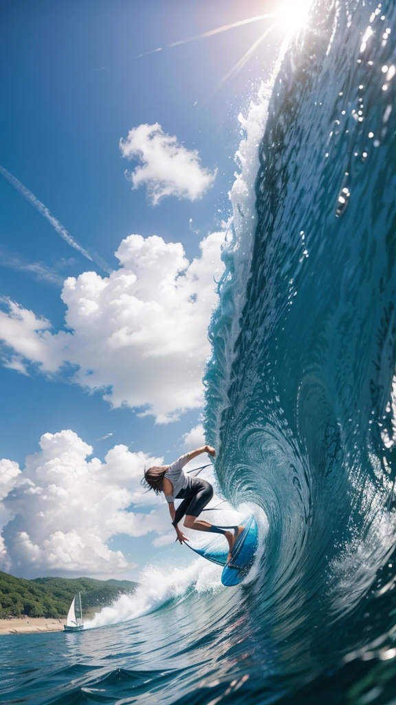 surfing、sail、boat