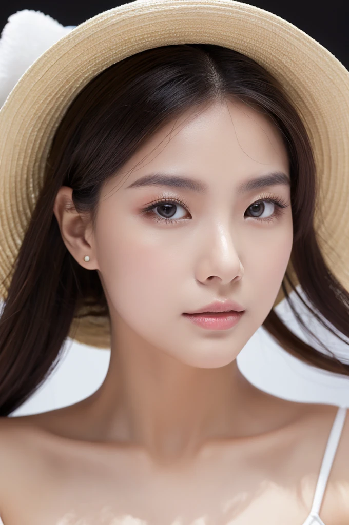 Masterpiece, best quality, perfect face ,white face
