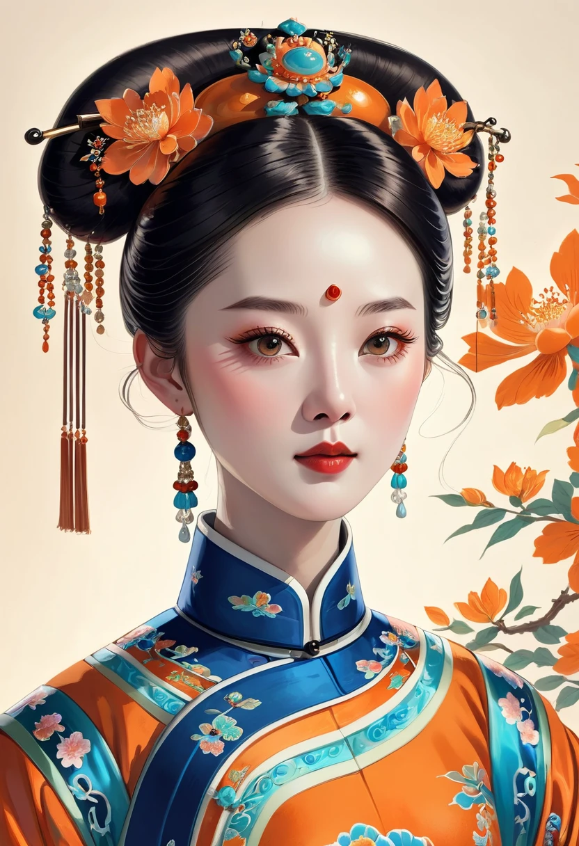 古风插画 清宫造型