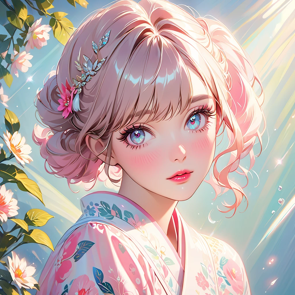 Highest quality, High resolution, Super detailed, Realistic:1.37, Vibrant colors, Portraiture, Soft lighting, Long eyelashes, Sparkling eyes, Glossy Lips, Detailed skin, Retro pattern, pastel colour, Dreamy atmosphere, Elegant pose, Nostalgic atmosphere, Sparkling Highlights, Perfect Skin, 80s Fashion, Retro Hairstyles, Pink blush, Delicate features, Diamond-like eyes,((it&#39;s snowing:1.5)),