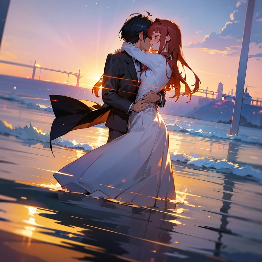 Of course, here are some English lyrics with a love theme:
(Verse 1)
Underneath the starlit sky, we dance,
In the silence of the night, romance.
Your laughter like a melody, so sweet,
In your arms, my heart finds its beat.
(Chorus)
You're the sunlight in my darkest day,
With you, my love, I'll always stay.
In your embrace, I find my home,
With you, my love, I'll never roam.
(Verse 2)
Every whisper of your name, a sigh,
With you, my love, I'll reach the sky.
In your eyes, I see my reflection,
A love so deep, it defies perception.
(Bridge)
Through the storms and the raging sea,
With you, my love, I'm wild and free.
In your touch, I find my salvation,
A love like ours, a divine creation.
(Chorus)
You're the sunlight in my darkest day,
With you, my love, I'll always stay.
In your embrace, I find my home,
With you, my love, I'll never roam.
(Outro)
So let's write our story, hand in hand,
Together forever, we'll take a stand.
In your love, I find my destiny,
With you, my love, I'm finally free.
Feel free to modify or expand upon these lyrics to suit your own style and emotions!,