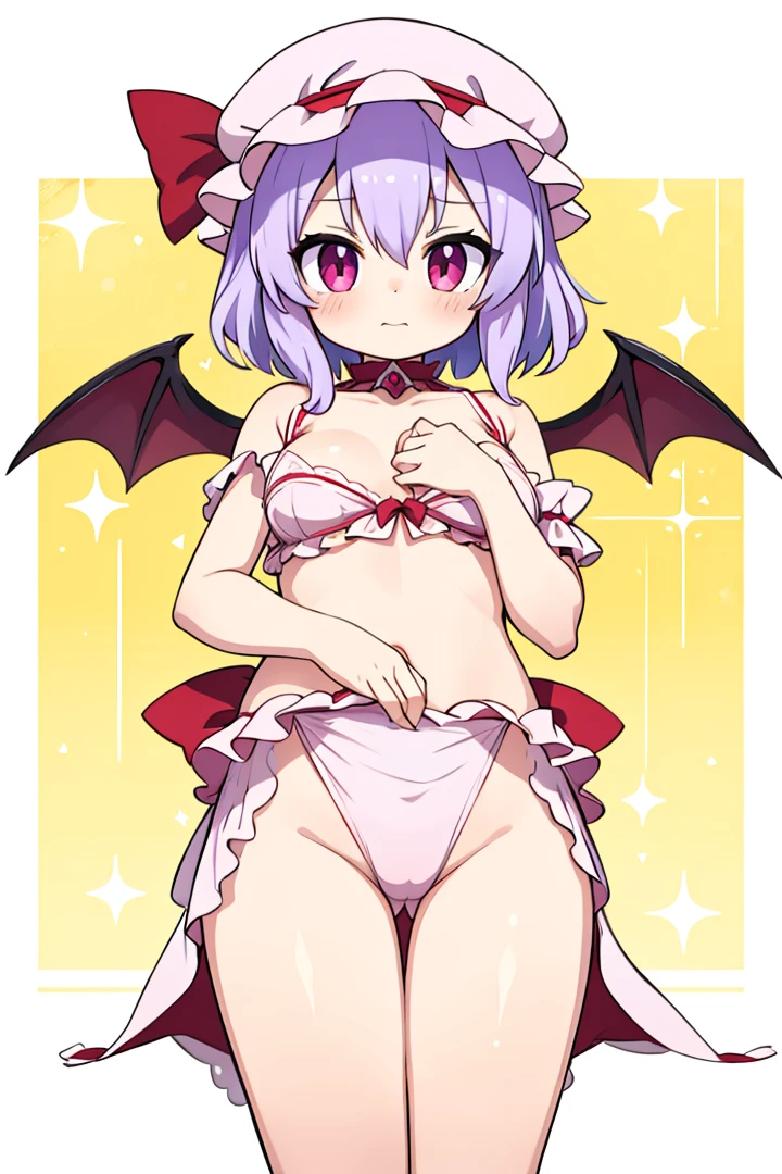 Remilia Scarlet　Beautiful breasts　cute face 