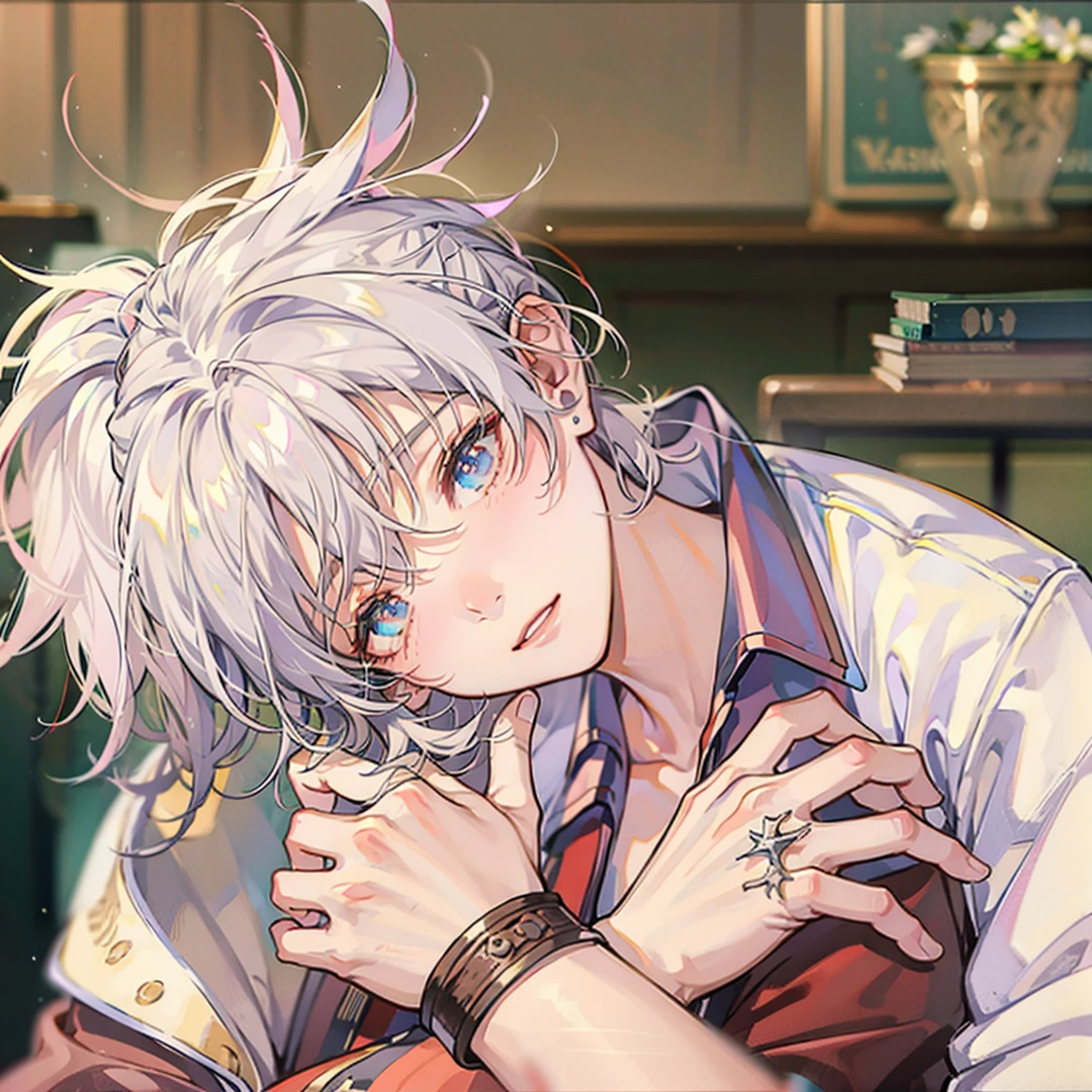 anime image of a man holding a basketball in his hands, ginko showing a new mushi, killua zoldyck, killua zoldyck black hair, kaworu nagisa, today's featured anime still, white haired, killua zoldyck portrait, gintama, ichigo kurosaki