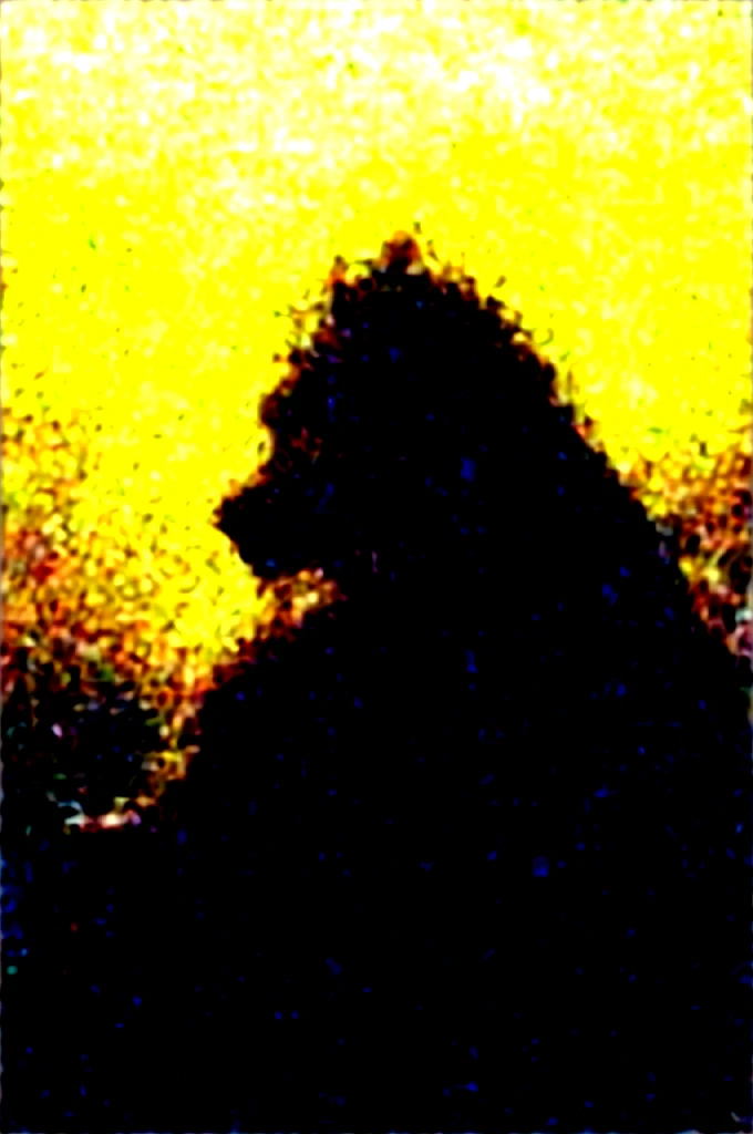 "Masterpiece, Cool Pose, Furry werewolf, werewolf, furry body, anthro white and brown werewolf, (monotone orange fur:1.3), male, black beard, white chest fur, adult, (heavily muscular, manly, brutal, masculine:1.4), green eyes, realistic eyes, Casual Set, Fierce, Good looking, Smirking, Breeze wind, Comfortable, Looking To Back, werewolf back, look at Sitting In Grass, High Ground, Sunset, Hill Background, (by Taran Fiddler, by Chunie, by Rukis, Bonifasko lighting), best posture, claws on hands, (photorealistic fur, detailed fur, epic, masterpiece:1.2), sexy shadows, (by echin, by Taran Fiddler, by takemoto arashi, by Traver009, by Juiceps), (detailed eyes:1.2), impressive physique, Focus on the back, Watching the sunset, a coffee cup on hand, green shorts, wearing a black tank top