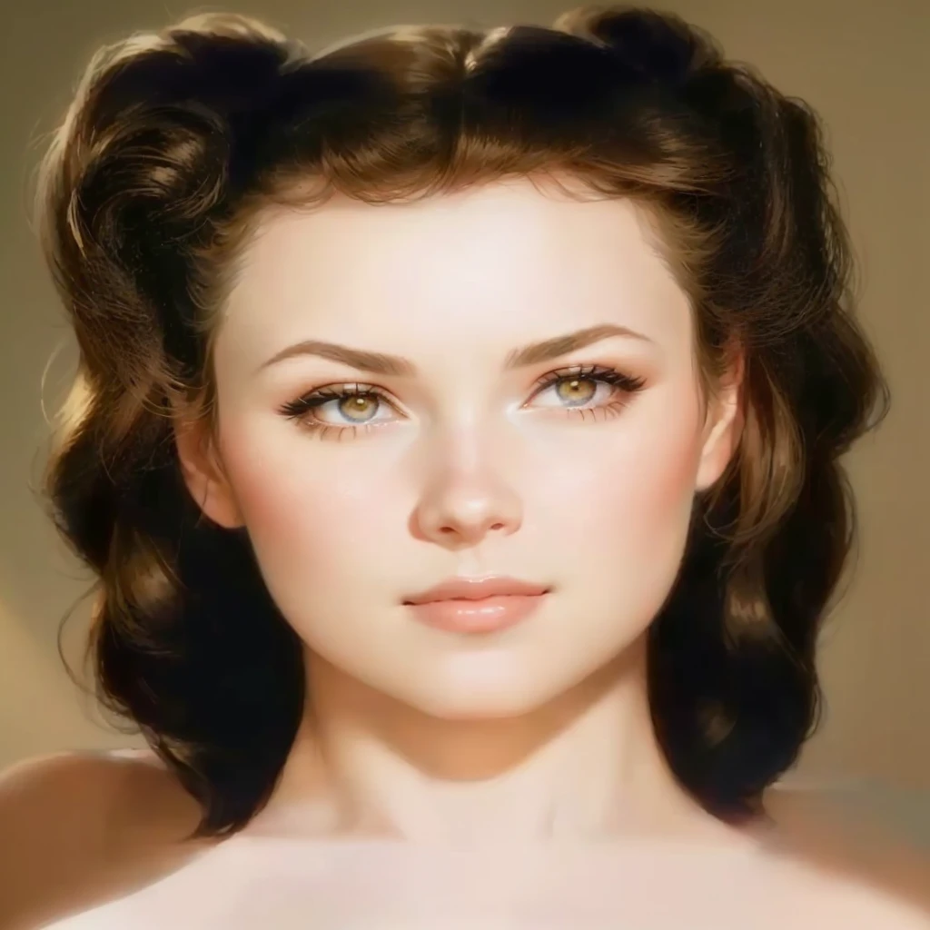 a close-up of a woman with very large breasts, a fullcolor photo, fullcolor, fullcolor, beautiful face!, beautiful face!!!!, Breathtaking face, fullcolor photo, Judy Garland, beautiful face!!, award winning fullcolor photo, breathtaking look, Susan Hayward, fullcolor, great similarity, fullcolor photon, Retrato de Paulette Goddard, cute portrait