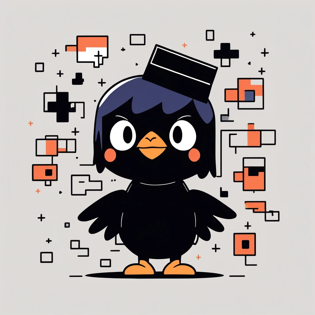 cute little raven