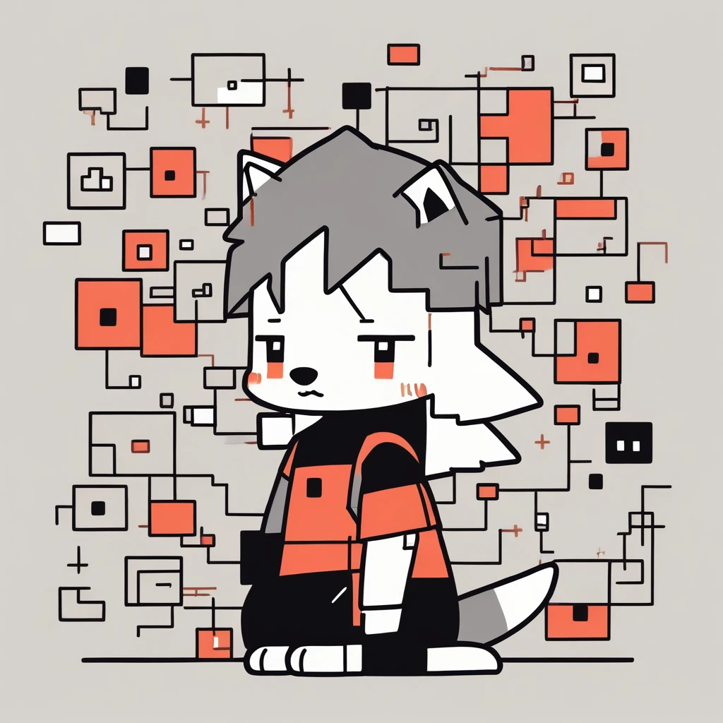 cute little wolf