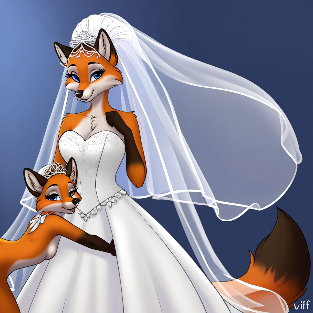 furry fox yiff bride long veil veil veil women & women's wedding dress wedding dress puffy lace wedding dress long veil tiara chapel,