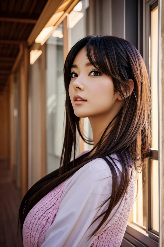 Beautiful anime woman