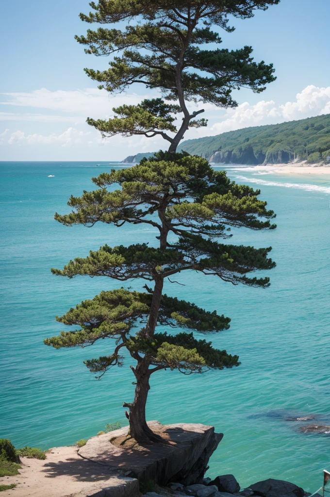 Sea and tree
