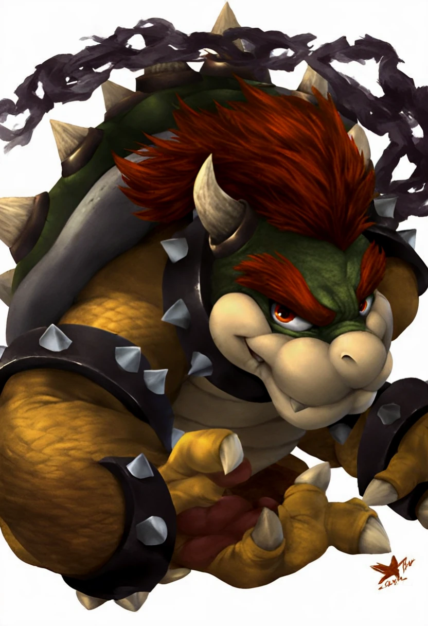 modelshoot style, (extremely detailed 8k wallpaper), bowser nude, Intricate, High Detail, dramatic