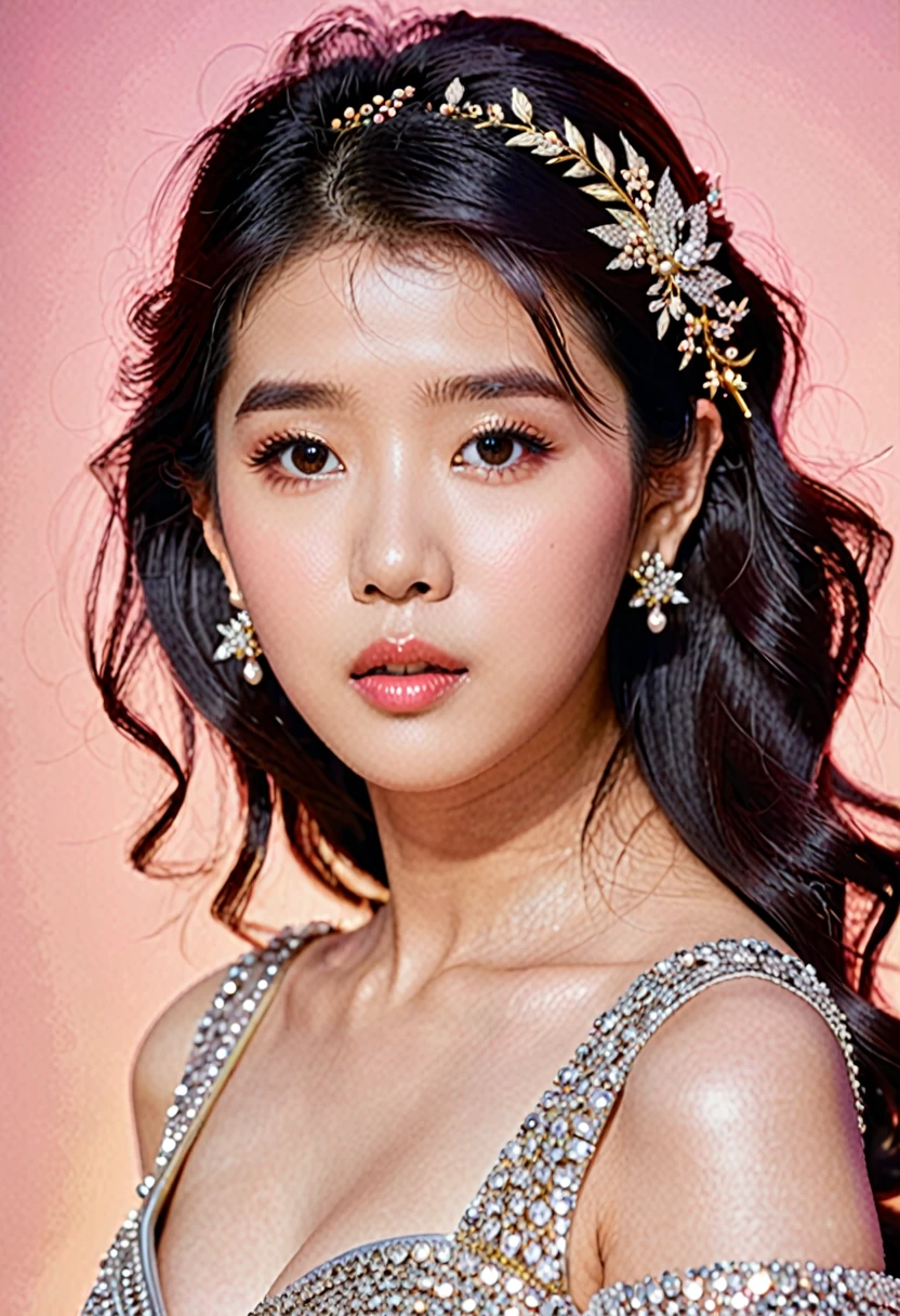 Asian glamorous beauty, IU face