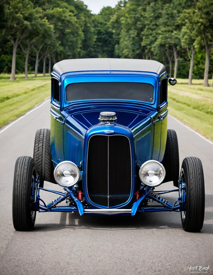 Imagine une voiture inspiré d'une hot rod d'une Ford model B