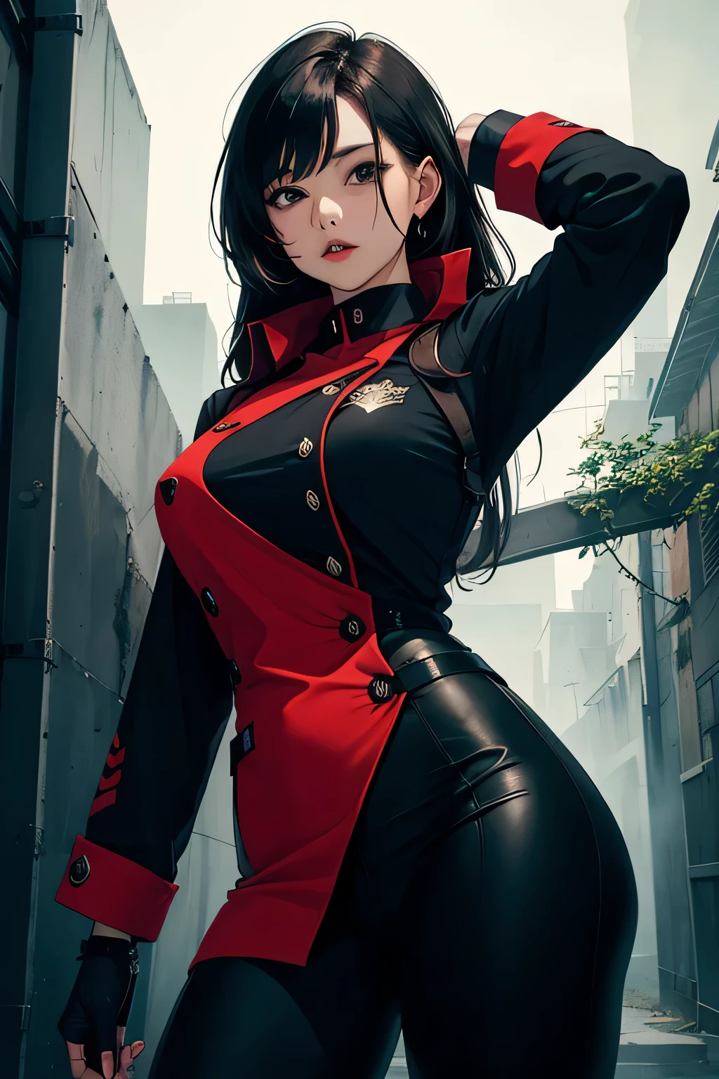 Practitioners wear a striking black and red uniform. The primary color is black, symbolizing inner strength and discipline, while red accents represent the powerful energy and passion harnessed through the Buildforce technique