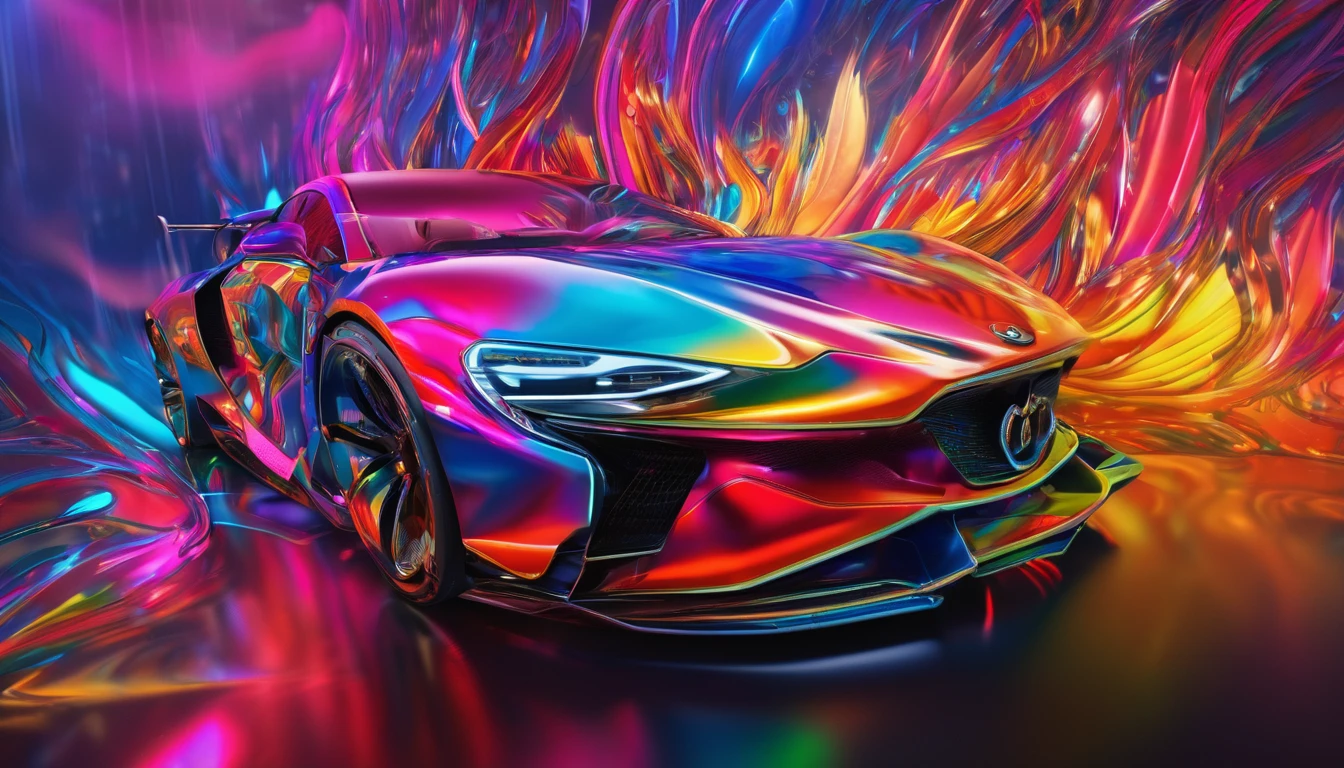 (best quality, masterpiece, ultra detailed, ultra high res, photorealistic, raw photo, absurdres, absolutely resolution), black background, colorful one note, cyber