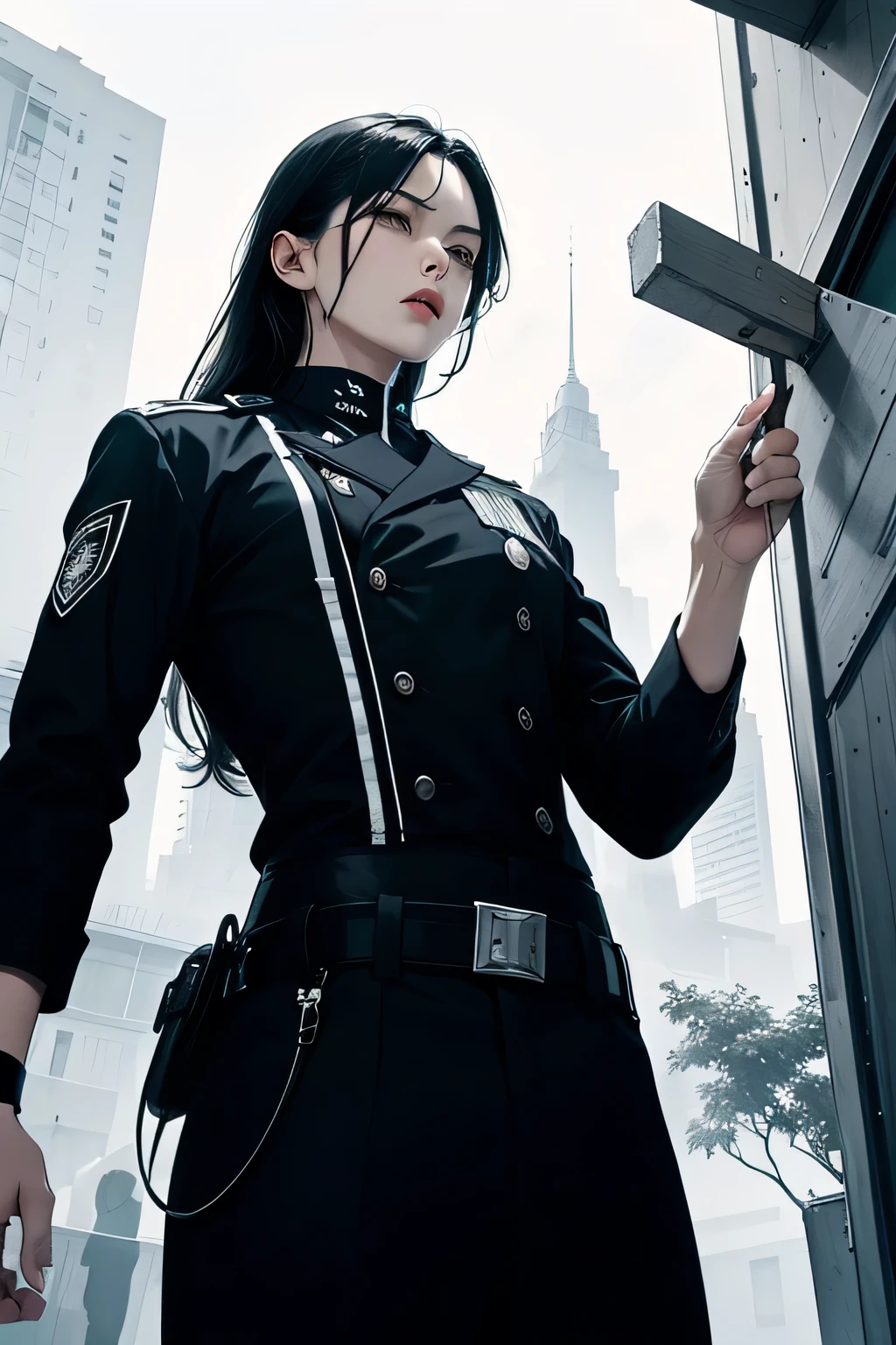 Practitioners wear a striking black and white uniform. The primary color is black, symbolizing inner strength and discipline, while white accents represent the powerful energy and passion harnessed through the Buildforce technique