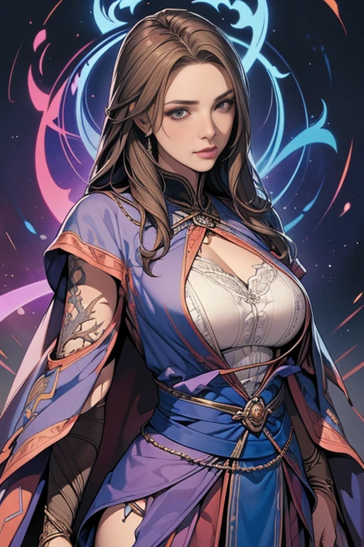 best quality, official art, masterpiece, textile shading, HDR, very detailed, colorful, best details,(1 Mature Female Wizard,Age 25,Arms tied behind the body,A severely torn wizard's dress),(A female wizard being attacked by three male goblins),Vicious Goblin in Heat,Inside the cave,(weak々Kneel deeply,Surrender),(Are crying,anger:1.2),(Gorgeous Necklace,jewelry, bracelet)