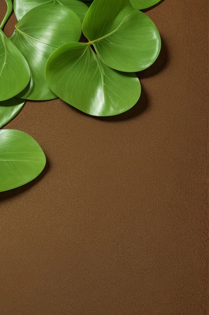 smooth, green, glossy, melted brown chocolate, with Thick creamy texture, wavy texture background