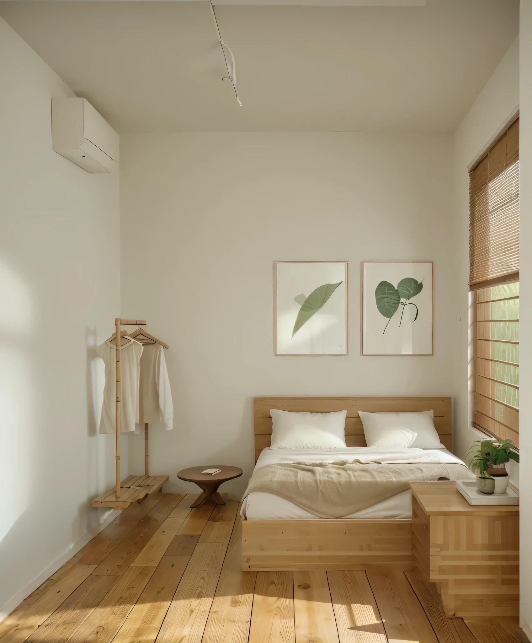 light wooden floor 