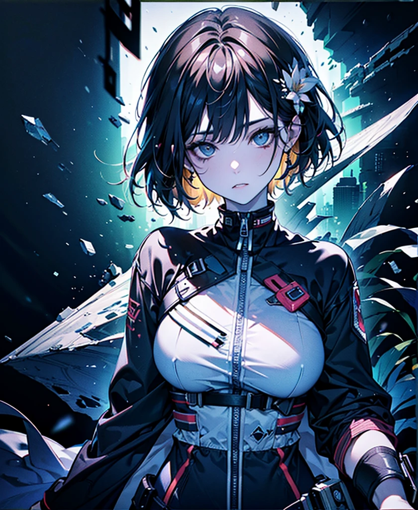 ((Highest quality)), ((masterpiece)), (detailed:1.4), 3d, Beautiful cyberpunk woman image,High resolution (High Dynamic Range),Ray Tracing,NVIDIA,Super Resolution,Unreal 5,Scattered beneath the surface,PBR Texturing,Post-processing,Anisotropic Filtering,Depth of written boundary,Maximum clarity and sharpness,Multilayer Texture,Albedo and Specular Maps,Surface Shading,Accurate simulation of light-matter interactions,Perfect proportions,Octane Rendering,Two-tone lighting,wide aperture,Low ISO,White balance,Three-part method,8K RAW,