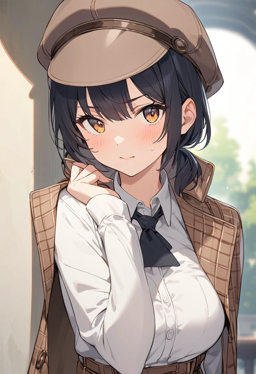 Short female detective