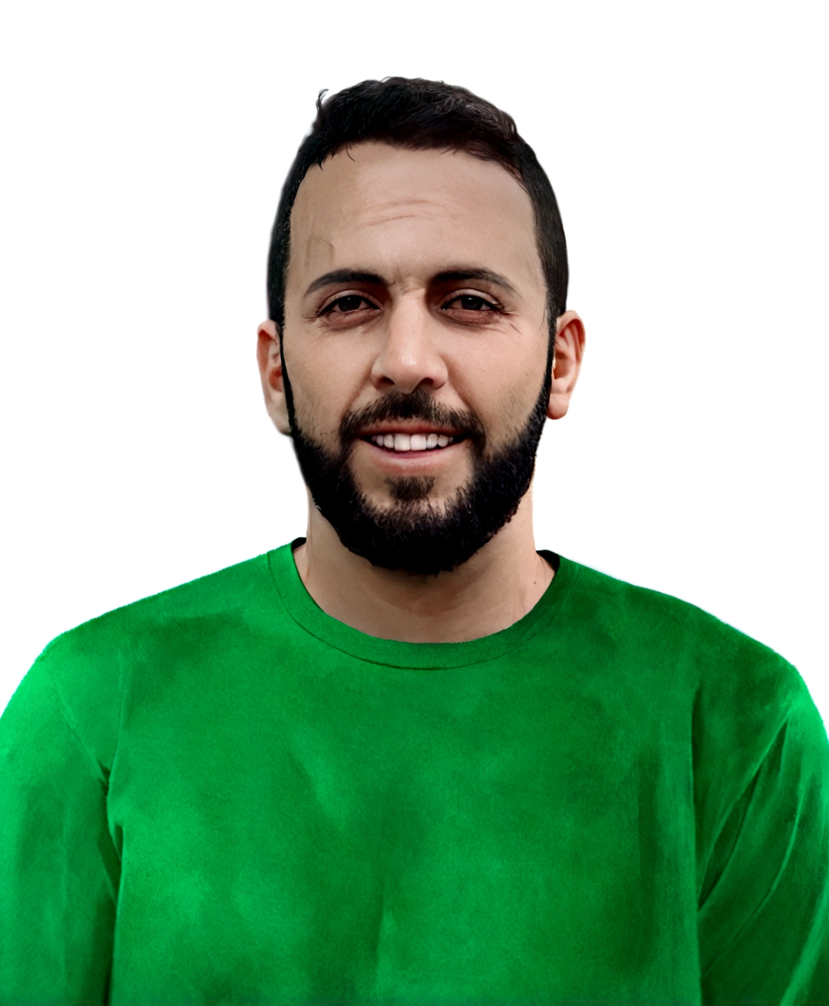 Man with beard and green shirt smiling, aykut aydogdu, Mohammed Chahin, Riyad Cassim, emad mostaque, Ahmad Merhab, amr elshamy, profile picture with headshot, Ismail, borja, Sam Nasour, mohamed reda, aykut aydogdu zener, hicham habchi