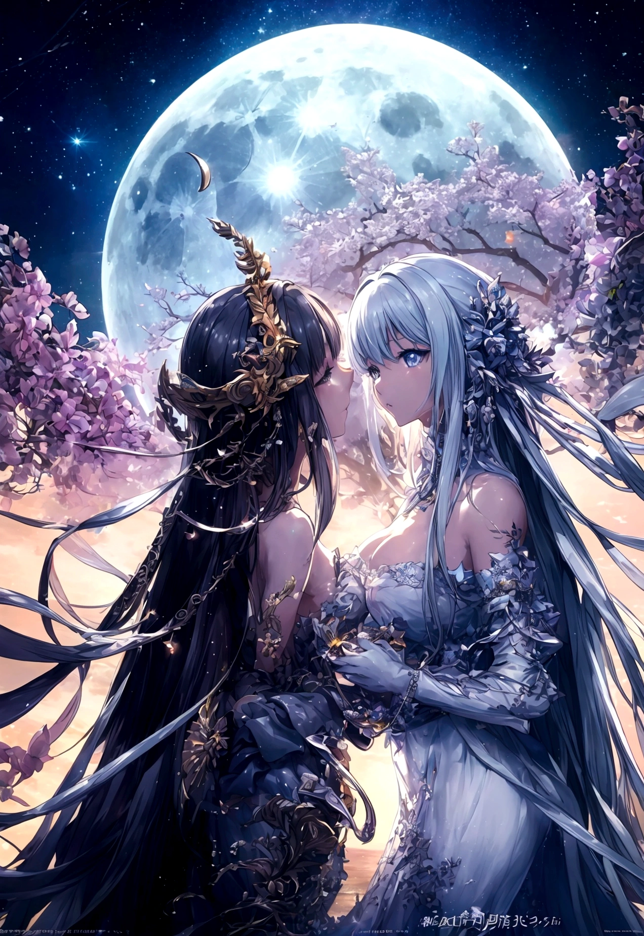 world Tree、moonlight、Moonlit Night、Fantasy、mysteriouasterpiece、Perfect Art、Award-winning works