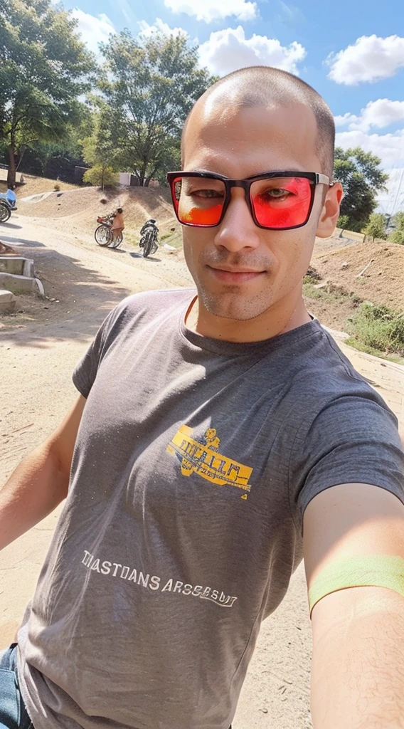 the same picture that man without glasses on his face