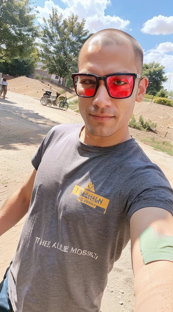 the same picture that man without glasses on his face