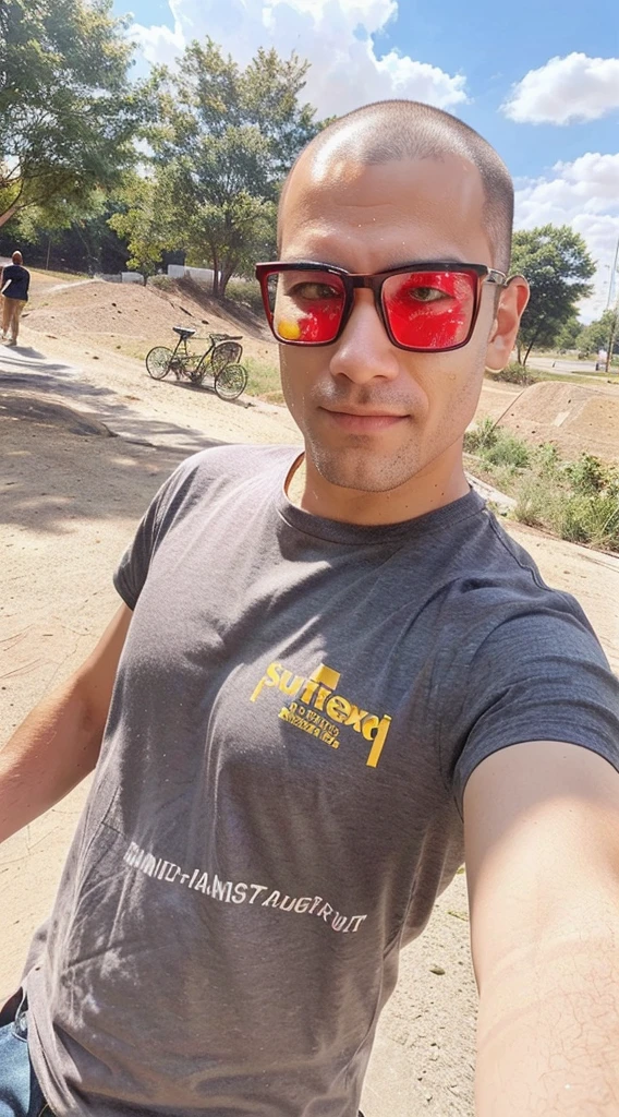 the same picture that man without glasses on his face