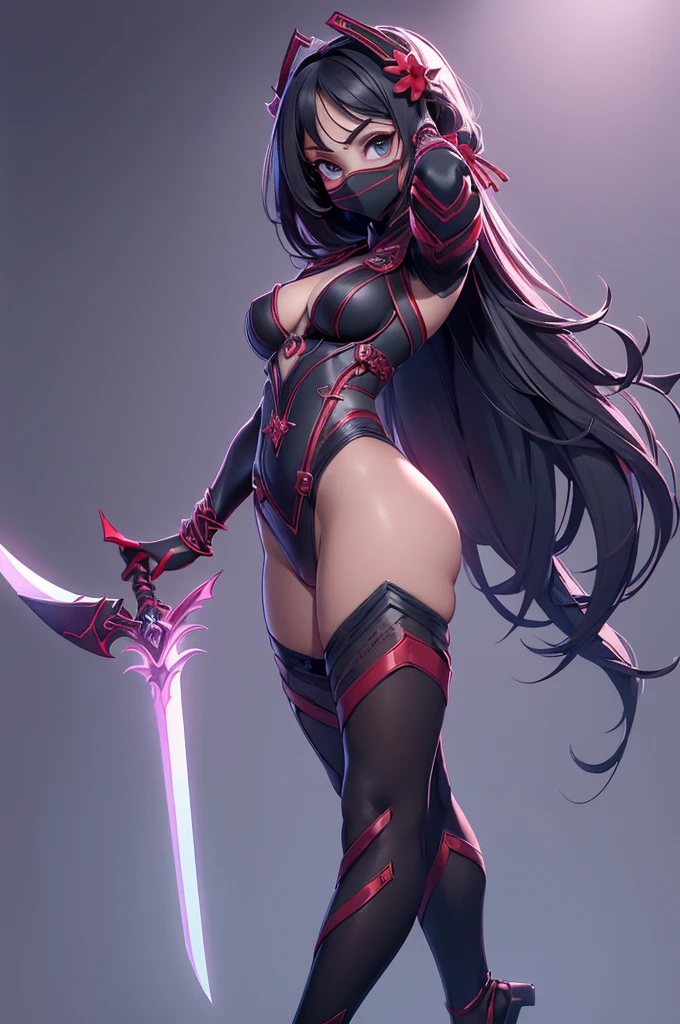 Mini orchid killer instinct, (orchid killer instinct), only, ray tracing, 3D style, 3dmm, ((oses per photo)), ((oses phi cada foto)), fully body,(from front view),(Costas Issue), (Emist on the left), show flat belly, (((oses per photo))),(very big breasts perfect ass, Perfect and symmetrical eyes, (perfect handuturistic sword in hand)), ((shorth hair)),white clothes with textured edges, Fair Skin, luphias detalhadas, White thigh-high tights with trim, phiestido aberto phi "phi", Waist slender, large legs, low water, Show legs to the top of the waist, ,((top with tear in the middle)),ultra realistic skin, Realistic human eyes,ultra realistic skin,terno super sensuous,(faixas phi torno dos seios), fullcolor,top with ruffles,(pubes with a lot of volume),(extraordinariamente sensuous),(muito sensuous),(red and black thphie),I love the league,(meia calca de renda phi um dos lados),(meia calca de renda phi um dos lados),((red decorations with LEDs))),((red lines adorning the curves of the body)),(((woman show))),((Star Blade)),((kitana)),(((ninja))),(((ninja costume))),(((mask covering the mouth))),(((little waist))),(((sensuous))),((bold slits showing off the body))
