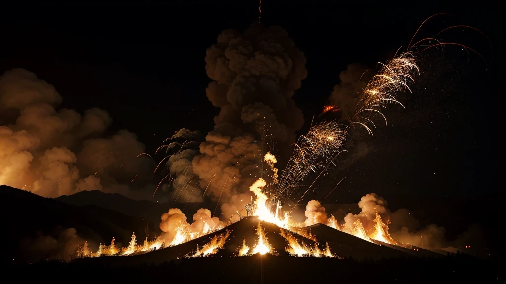 fire山にごみを捨てる様子,fire,force