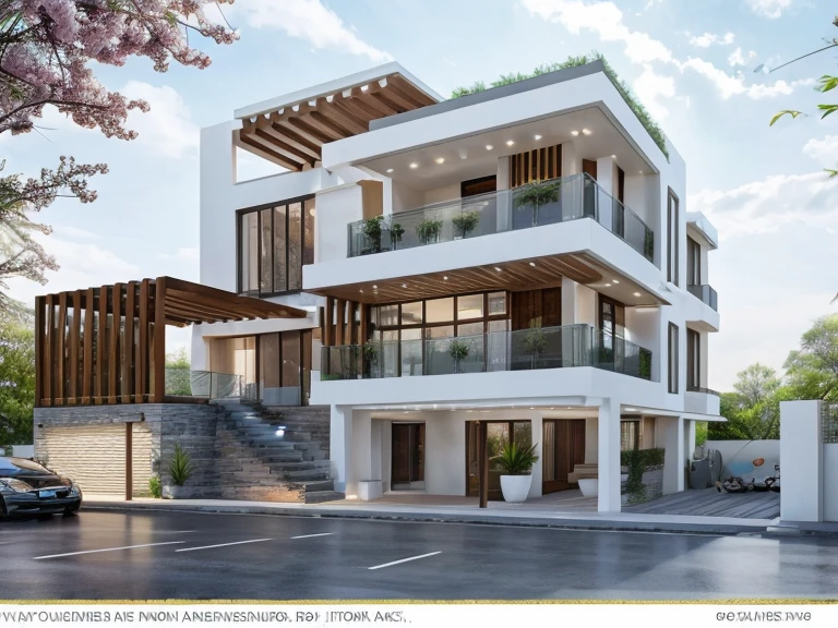 Make this structure look more luxurious and modern