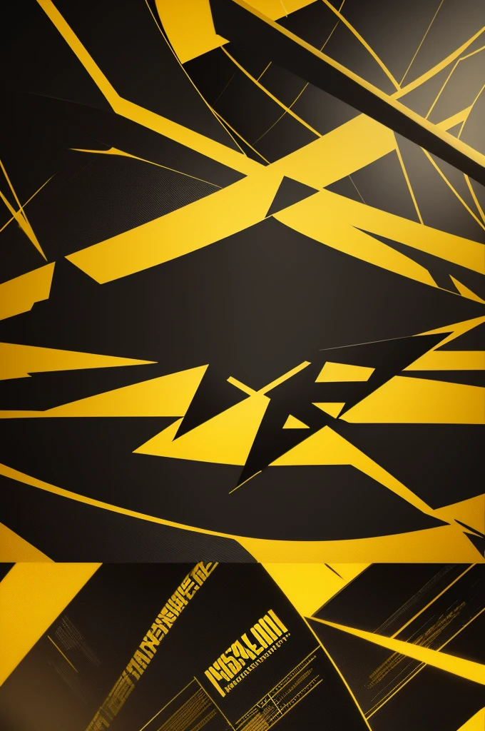 Create an exclusive logo for films and series in black, yellow and red colors 