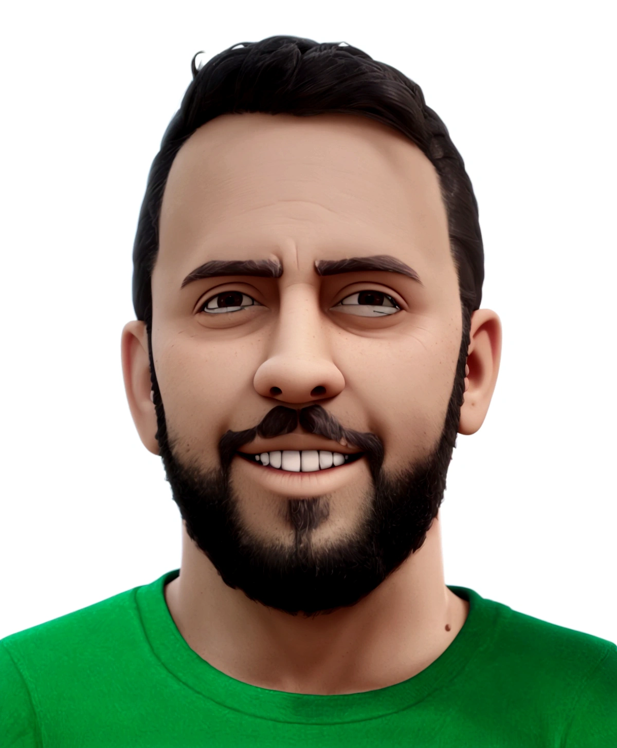 Cartoon character of a man in his early 30s with a beard, animation character, Stylized Character, animation style rendering, stylized 3D, Arnold Maya Rendering, Stylized 3D Rendering, toon rendering screenshot, 3D Character, 3D Character, Stylized 3D Rendering, 3D Character Rendering, cartoon character, Closeup Character, Character Pose, (Pixar Style) (master part:1.2) (bokeh) (best quality) (detailed skin) (detailed texture ) (8K) (clay) (cinematic lighting) (sharp focus