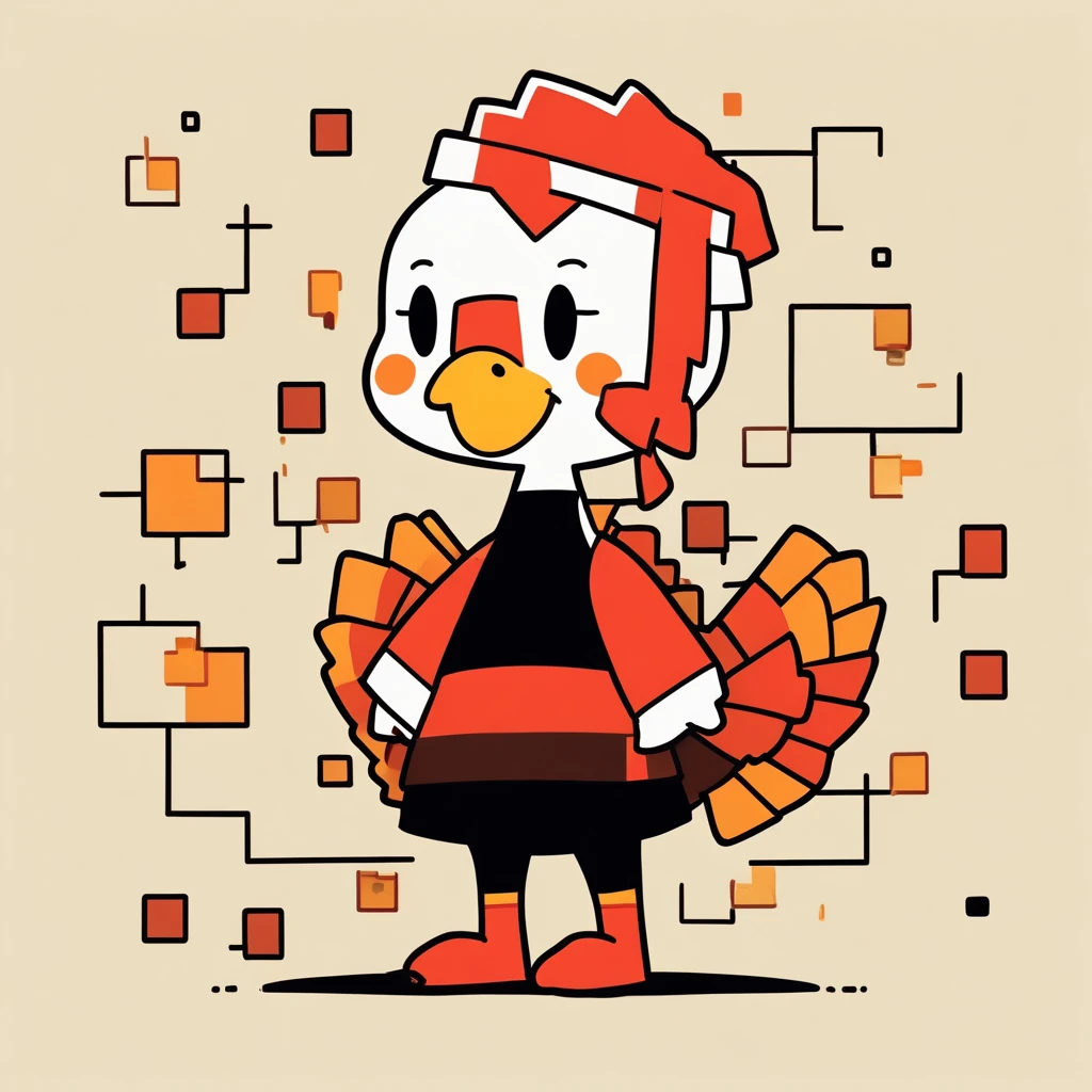 cute little turkey

