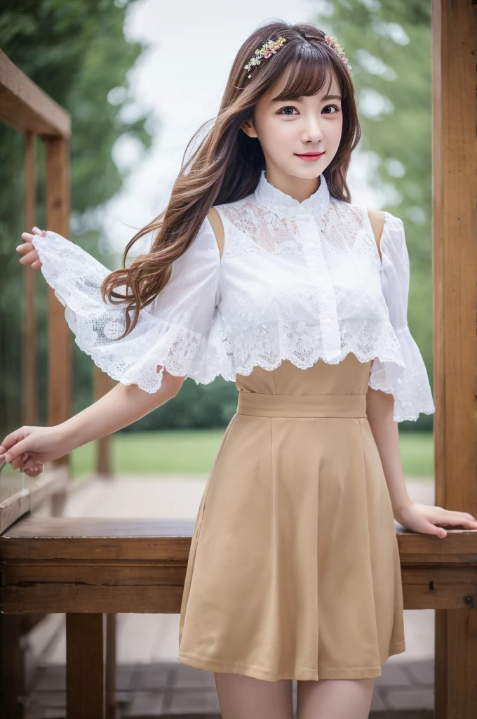 Highest quality, masterpiece, High resolution, 1 Girl,Tyndall effect,Realistic,,(High definition skin:1.2), 8K UHD, , Frank, High resolution, 4K, 8K,Moe sleeves,Full body photo.Real