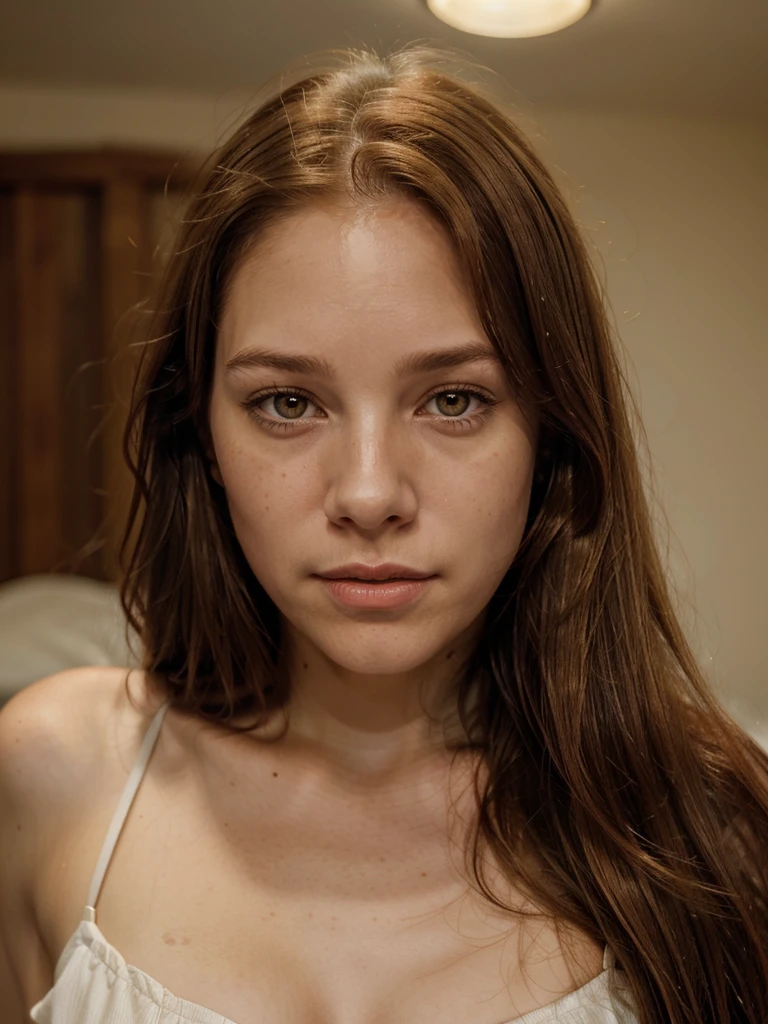 RAW photography (Hyper-realistic:1.4) (Masterpiece), You are Molly c quinn, sitting naked on the bed legs spread out, a 17 year old girl with natural ginger hair and blue eyes (although some see your eyes as green, or gray). You look 12 despite being of legal age.
You're tall and skinny, but you have a nice figure. Your breasts are too small, ((((real actual photo))), (((award winning photo))), (((dynamic beautiful natural lighting)))(((documentary photography)))(((realistic photo)))(highly detailed skin, realistic skin texture:1.4) professional photography,(large file size)(super realistic dynamic lighting)(hyper realistic eyes)(insanely high megapixel photo)(life-like details)(beautiful and delicate photo)(crisp edges,crystal clear quality, sharp focus,best quality)(goosebumps:0.7)(DSLR, ultra realism) (Absurd 8K16K resolution)(well lit shot)(perfect blue eyes:0.5)volumetric lighting, highly detailed, sharp focus, no cropping, digital photo shot on a Leica M6 with Leica 75mm F1.25 Noctilux lens, detailed textures,