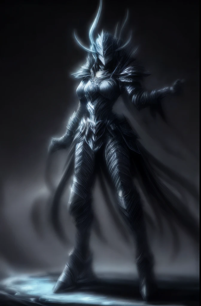 Female warrior of the icy void 